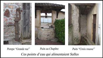 Points d'eau à Salles