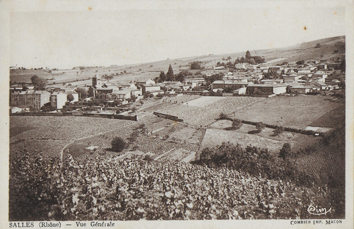 Vue du village nd.