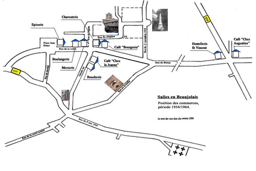 Plan des commerces