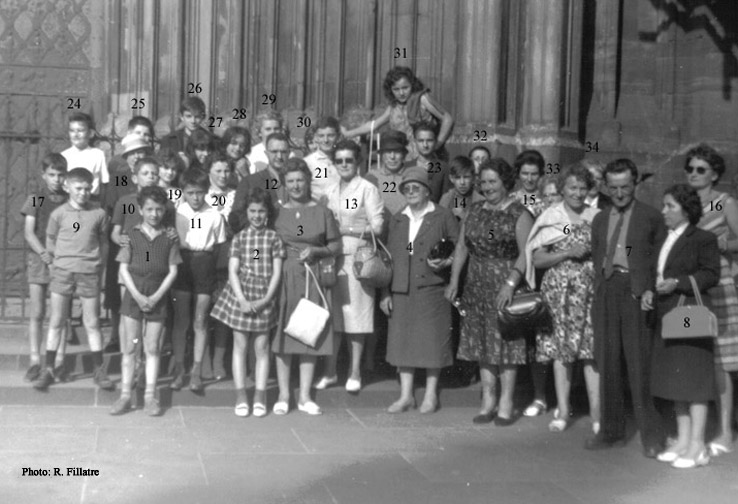 Groupe voyage 1962